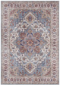Nouristan - Hanse Home koberce Kusový koberec Asmar 104002 Cyan / Blue - 80x200 cm