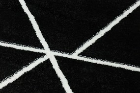 Koberec LIMA C877B čierny / biely