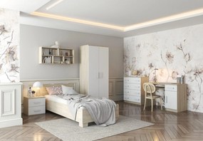 Komoda SMYK - dub sonoma/biela (viac variant)