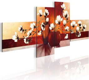 Artgeist Obraz - Magnolia - impression Veľkosť: 100x45, Verzia: Premium Print