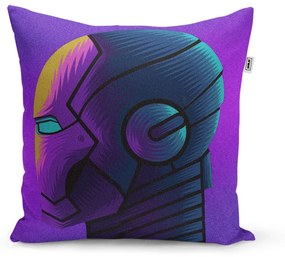 Sablio Vankúš Iron Man Helma na fialovej - 40x40 cm