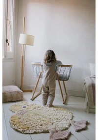 Žltý prateľný ručne tkaný bavlnený detský koberec 95x120 cm Ducky – Lorena Canals