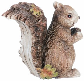 Záhradná dekorácia Veverička, 16 x 15 x 6 cm, polyresin