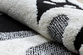 Koberec JOY Teddy krém / čierny