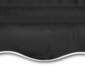 Náhradná plachta na markízu 400x300 cm Dekorhome Hnedá