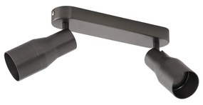 Zaoblené stropné bodové svetlo antracitová GU10 50 mm 2-svetlo - Stanley