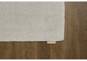 Krémovobiely vlnený koberec 133x190 cm Calisia M Smooth – Agnella