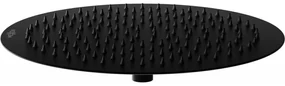 Mexen sprchová nerezová hlavica Round 30 cm, čierna, 79230-70