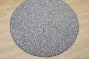Vopi koberce Kusový koberec Wellington sivý kruh - 80x80 (priemer) kruh cm