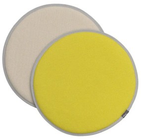 Vitra Sedák na stoličku Seat Dot, yellow-parchment