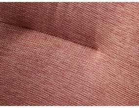 Ružové čalúnené jedálenské kreslo s podrúčkami Roxana – Unique Furniture