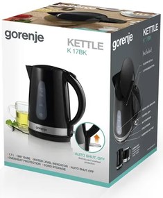 Rýchlovarná kanvica GORENJE čierna K17BK