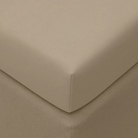 Jersey prestieradlo béžové – mäkké, elastické a priedušné Veľkosť: 200x220 cm