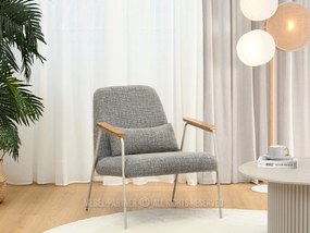 Kreslo Elba (sivobéžová + dub). Akcia -20%. Vlastná spoľahlivá doprava až k Vám domov. 1110001