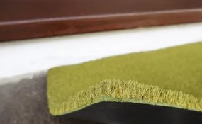 BO-MA, Rohožka Kokos Zelený pes – na von aj na doma, 40x60, zelená, chodba / predsieň