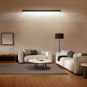 Brilagi- LED Kúpeľňové stropné svietidlo FRAME LED/40W/230V 120x30 cm IP44 čierna