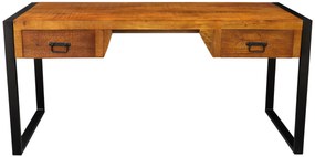 furniture-nabytek.cz - Písací stôl z masívneho dreva mango 160x76x70
