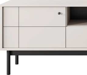 TV skrinka Japandi, 154 cm, béžová kašmír
