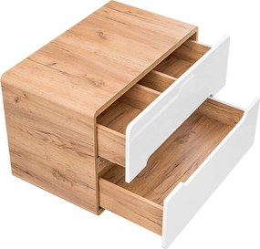 Comad Kúpeľňová skrinka pod umývadlo Aruba White 80 dub craft/biela