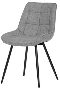 Jedálenská stolička CT-395 SIL2 šedá strieborná látka