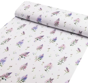 Biante Teflónový behúň na stôl TF-105 Orgovány na bielom 45x140 cm