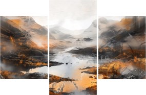 Obraz - Maľba horskej krajiny (90x60 cm)