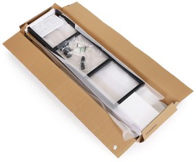Moderný regál LOFT s 3 policami, 93 cm