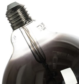 Sada 5 inteligentných LED žiaroviek E27 G125 čierne 4W 60lm 1800-3000K