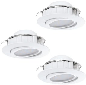 Eglo 95851 - SADA 3x LED podhľadové svietidlo PINEDA 1xLED/4,9W/230V