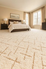 ITC, Koberec metráž Nicosia 33, na mieru, šíře 3m,4m,5m, béžová, filc, obývacia izba