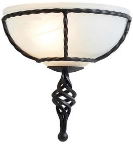 Elstead PB-WU-BLACK - Nástenné svietidlo PEMBROKE 1xE27/60W/230V