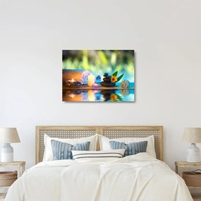 Sklenený obraz - Relaxácia (70x50 cm)