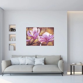 Obraz - Kvety magnólie (90x60 cm)