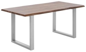 furniture-nabytek.cz - Masívny jedálenský stôl Bullwer z palisandra, lakovaný, hnedý – 200×100 cm