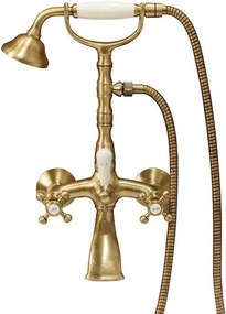 Vaňová batéria Paffoni Belinda so sprchovacím setom 150 mm bronz FBL023BR
