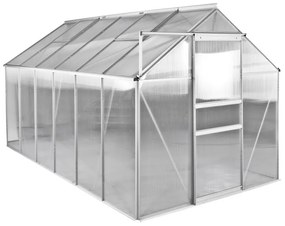 Záhradný skleník so základňou, 3760 x 1920 x 1940 mm | MIDI 6