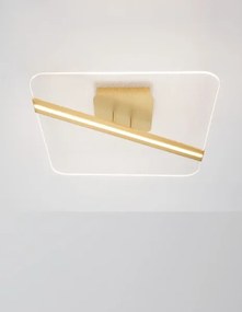 LED stropné svietidlo Siderno B 50 zlaté