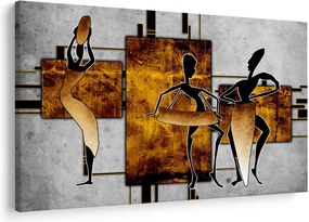Obraz - Motívy Africkej kultúry (90x60 cm)
