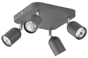 TK Lighting Bodové svietidlo TOP 4xGU10/10W/230V šedá TK3306