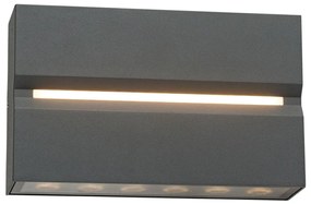 Zambelis Zambelis E272 - LED Vonkajšie nástenné svietidlo LED/15W/230V IP54 antracit UN0917