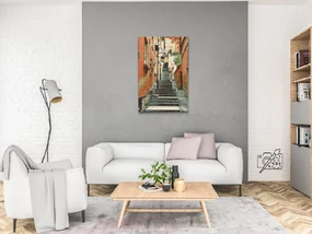 Gario Diamantové maľovanie Staré mesto, Varšava ulička Rozmery: 80 x 120 cm, Rámovanie: Iba zrolované plátno, Diamanty: Okrúhle