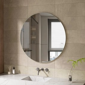 Erga Round, okrúhle zrkadlo 100cm, ERG-V01-ROUND-1010-CL