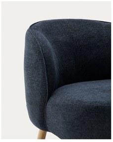 Ženilkové kreslo sivomodré Ulit – Kave Home