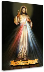 Gario Obraz Božie milosrdenstvo "Ježišu, dôverujem Ti" Rozmery: 40 x 60 cm