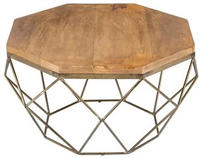 Dizajnový konferenčný stolík Acantha 70 cm mango - Posledný kus