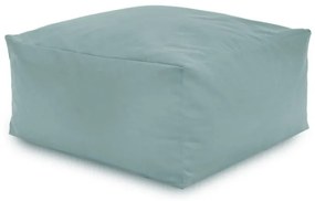 Plyšová taburetka kocka mätová