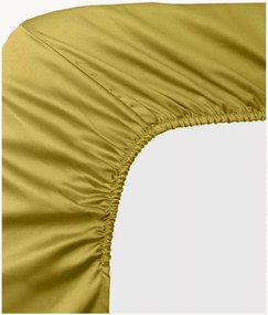 Elastická plachta na kontinentálnu posteľ Ava, bavlnený satén, V 50 cm