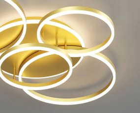 Toolight Toolight, LED stropné svietidlo APP1057-C, zlatá, OSW-08884