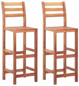 Barové stoličky 2 ks, akáciový masív