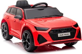 LEAN CARS Audi RS6 Batéria Vozidlo BRD-2118 Červená